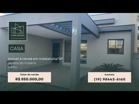 Casa à venda no Condomínio Vila Rica  - Indaiatuba/SP – CA0004