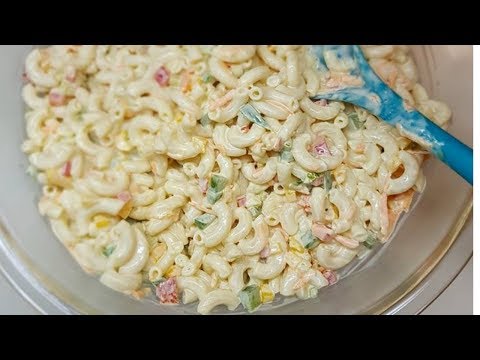 Macaroni Salad, step by step Recipe Video II Real Nice Guyana.