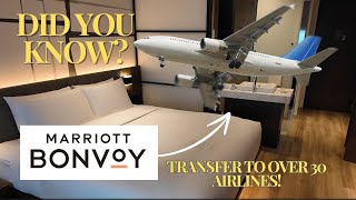 How to move Marriott Bonvoy points to airline miles - transfer to over