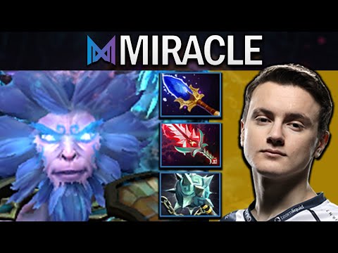 Monkey King Dota 2 7.32 Gameplay Nigma.Miracle with 27 Kills and Bloodthorn - TI12