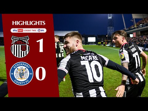 Grimsby Town (1) v Stockport County (0) | Highlights