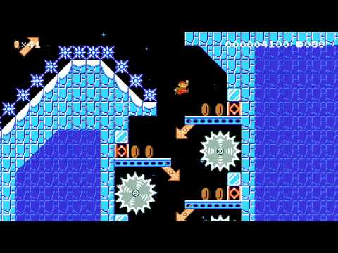 ZigZag In The Long Winter by PowerNongX - Super Mario Maker 2 - No Commentary 1bz
