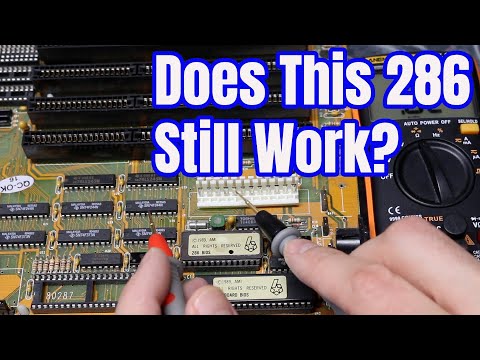 80286 Motherboard:  First Power Up in Decades