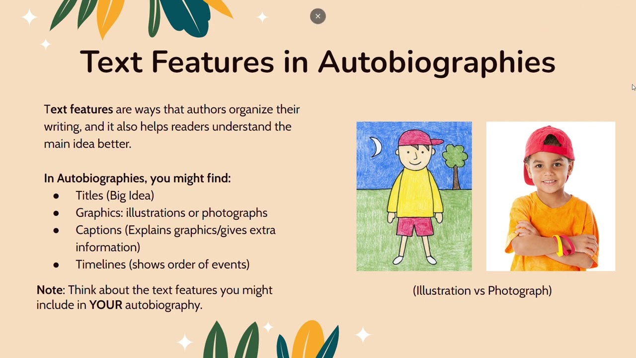 Lesson Plan about Autobiographies