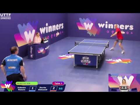 WINners CUP table 1  11.01  Gubenko Maksim - Zhurba Aleksandr 18:00