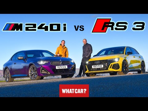NEW Audi RS3 vs BMW M240i review | 0-60mph times compared | What Car? | What Car?