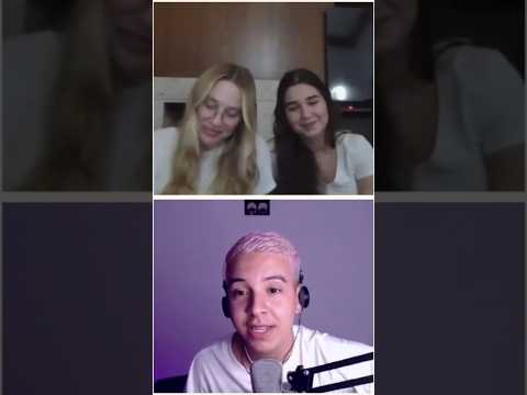 Cantei para a loira e a morena… 😳 #omegle #ometv