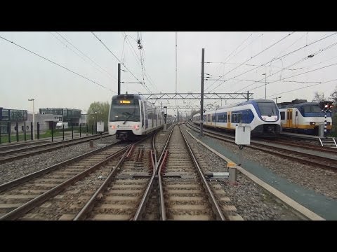 HTM MAT-rit RandstadRail lijn 3k Centraal Station - Emplacement Leidschendam spoor 5
