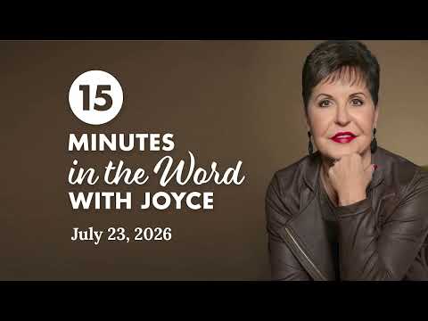 Right and Wrong Mindsets - Pt 4 | 15 Minutes In The Word with Joyce Meyer