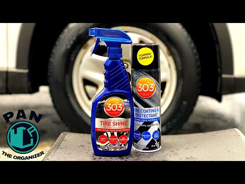 NEW 303 TIRE DRESSINGS !!  SATIN & GLOSSY TIRE PROTECTANTS