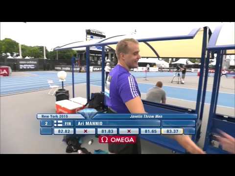 New York 2015  Men's Javelin