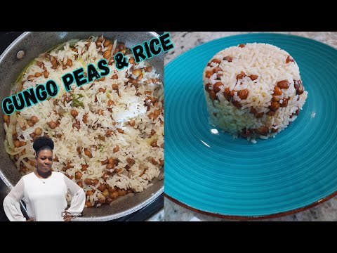 How To Make Gungo Peas and Rice | How To make Pigeon Peas
