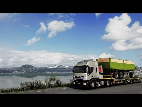 Realistic Driving Iveco Stralis AS2 440 Euro Truck Simulator 2 POV Drive 4K 1.55+Wheel Cam