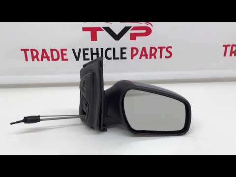 Fits Ford Focus 2005-2007 Door Wing Mirror Manual Primed Driver Side video