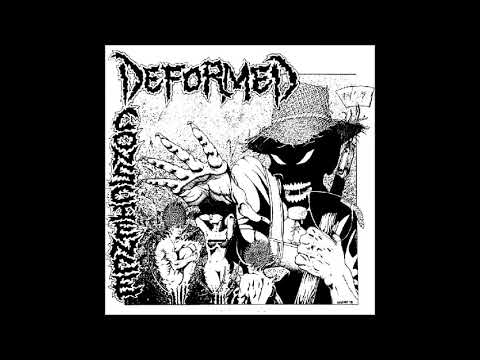 Deformed Conscience / Excrement Of War - No Title / Dogtags And Bodybags  Split 12" LP 1998 (Full)