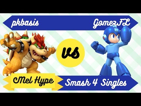 Mel Hype 3.1 - Smash 4 Singles - pkbasis (Bowser) vs GomezFL (MegaMan) - WR2