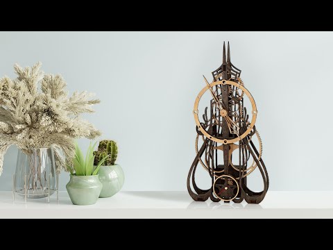 Funded Today Promotes 📣 MadClockMaker Wooden 3D Puzzle Clocks