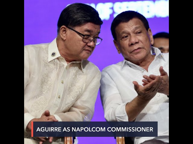 Duterte taps Vitaliano Aguirre II as Napolcom commissioner