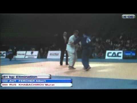 Judo U23 EM 2010 Sarajevo | Fercher Albert (AUT) - Murat Khabachirov (RUS)