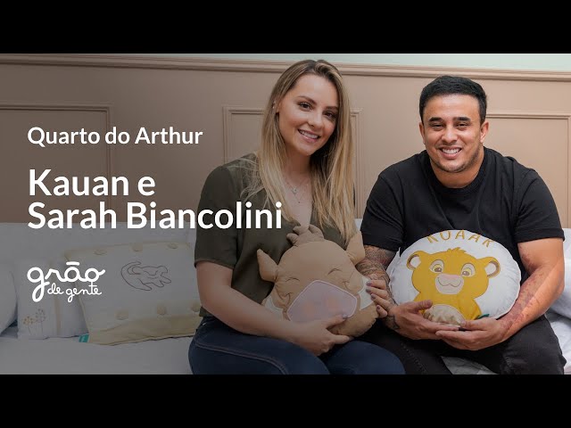 KAUAN, DA DUPLA COM MATHEUS, E ESPOSA ESCOLHEM QUARTO DE BEBÊ AMIGUINHOS O REI LEÃO | GRÃO DE GENTE