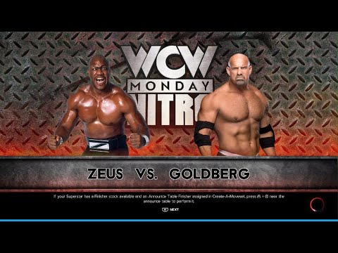 WWE 2K23 Zeus vs Goldberg