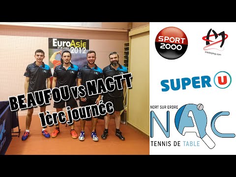 BEAUFOU 3 vs NAC TENNIS DE TABLE 1 - Régionale 3 | Tennis de table