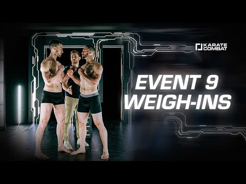 Karate Combat: Season 3 Event Nine - Weigh-Ins