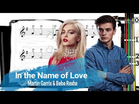 In the Name of Love | Martin Garrix & Bebe Rexha | Violin SHEET MUSIC [With Fingerings] [Level 4]