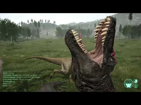 Baited Allo on Nublar 3 as Sub Rex