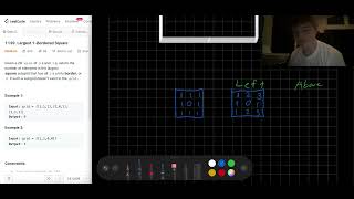 YouTube video 'Leetcode 1139. Largest 1-Bordered Square'