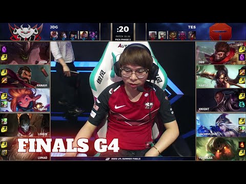 JDG vs TOP - Game 4 | Grand Finals Playoffs LPL Summer 2020 | JD Gaming vs Top Esports G4