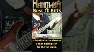 Alex Cambise - Manowar &quot;Pleasure Slave&quot; (Manowar Best 10 Riffs) #shorts