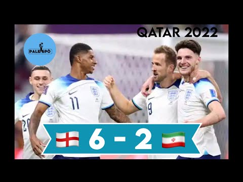 England VS Iran  🏴󠁧󠁢󠁥󠁮󠁧󠁿6-2🇮🇷 | highlights | resumé |rezime   #qatar2022  #englandiran