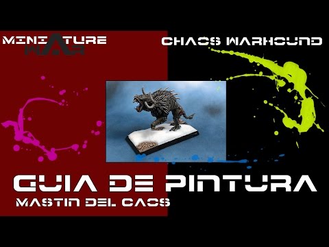 How to paint - chaos warhound (ENG-Sub)