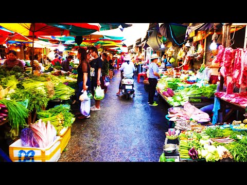 Food Rural TV, Cambodian Fresh Food Market Tour 2024 In Phnom Penh,​​ Chhouk Meas Market
