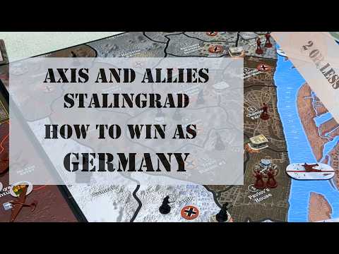 Axis and  Allies Stalingrad How To Win As Germany
