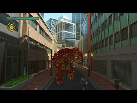 Knack 2 - Chapter 1-1 The Invasion: Mega Purple Robot Curb Stomps Big Knack Cutscene Sequence