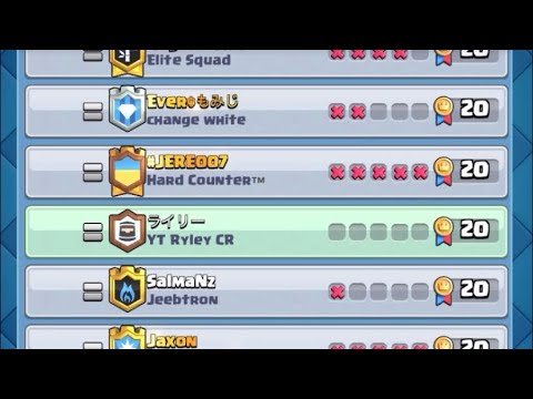 FLAWLESS 20-0 IN ROYAL TOURNAMENT - Clash Royale