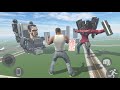 Giant Franklin Vs Titan Skibidi Toilet INDIAN BIKES DRIVING 3D