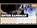 Metallica Enter Sandman Guitar Tab Lesson Cover Tutorial