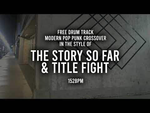 Free Drum Track Modern Pop Punk Crossover In The Style Of TSSF and Title Fight