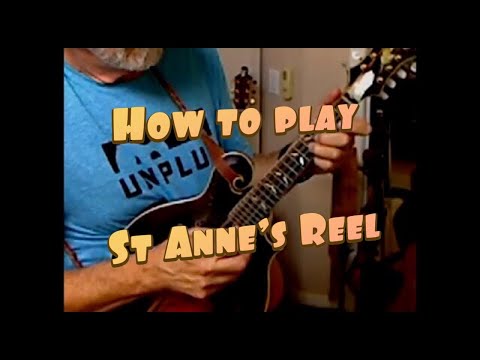 How to play St. Anne's Reel on mandolin-Tom Cunningham