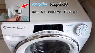 Candy RapidÓ washing machine • How to remove filter