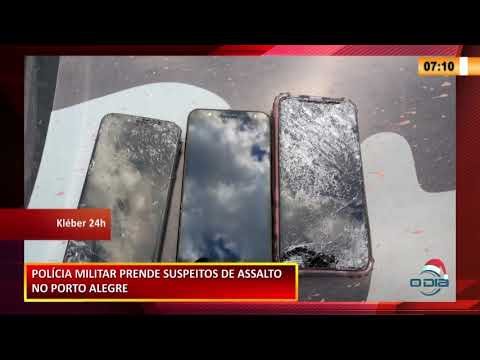Polícia Militar prende suspeitos de assalto no bairro Porto Alegre 21 12 2020