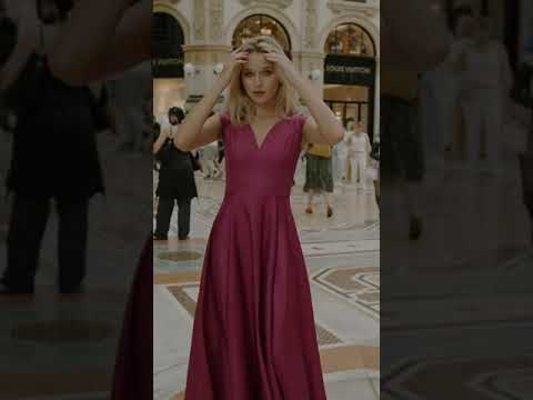 Šaty společenské dlouhé voda vřstih Duet A&M