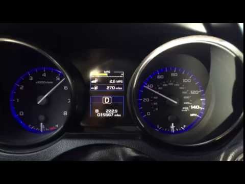 2016 Subaru Legacy 2.5l 0-60 MPH Acceleration - After break-in