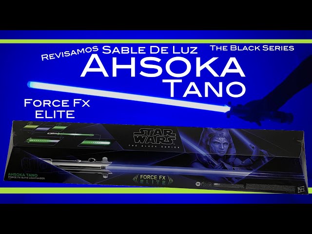 Vídeo relacionado con Hasbro Star Wars The Black Series – Espada láser electrónica Force FX Elite de Ahsoka Tano, con Luces LED de próxima generación y Efectos de Sonido, a Partir de 14 años