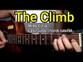The Climb - Miley cyrus Easy chords guitar tutorial strumming for begginers