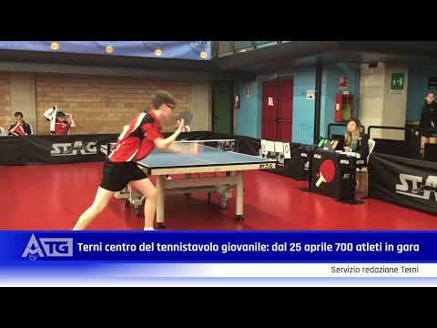 Terni centro del tennistavolo giovanile: dal 25 aprile 700 atleti in gara