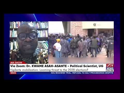 Vigilante mobilisation: Let us support the police, and we would get results - Dr. Asah-Asante.